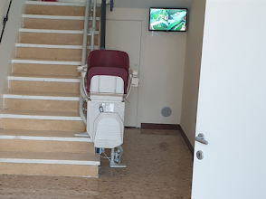 Montascale per l'accessibilità della struttura